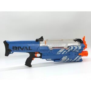 NERF Rival Nemesis MXVII-10K Blaster Blue Motorized Toy Gun High Capacity Hopper